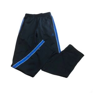 JORDAN pull on pants Large 12-13 years black and blue
